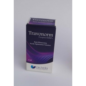 Travonorm ( travoprost 0.004 % ) anti-glucoma sterile ophthalmic solution 5 ml 